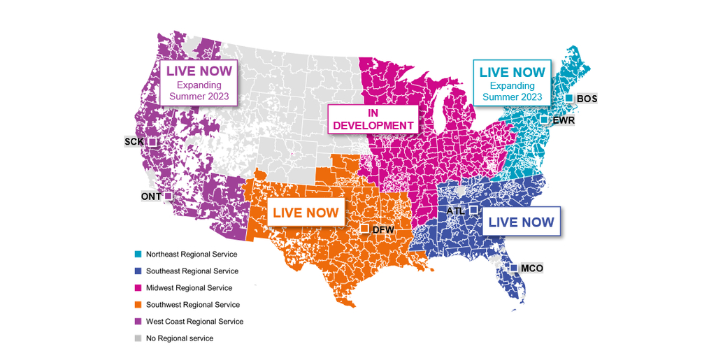 Pitney Bowes expands regional delivery network for e-commerce parcel  shippers | DC Velocity