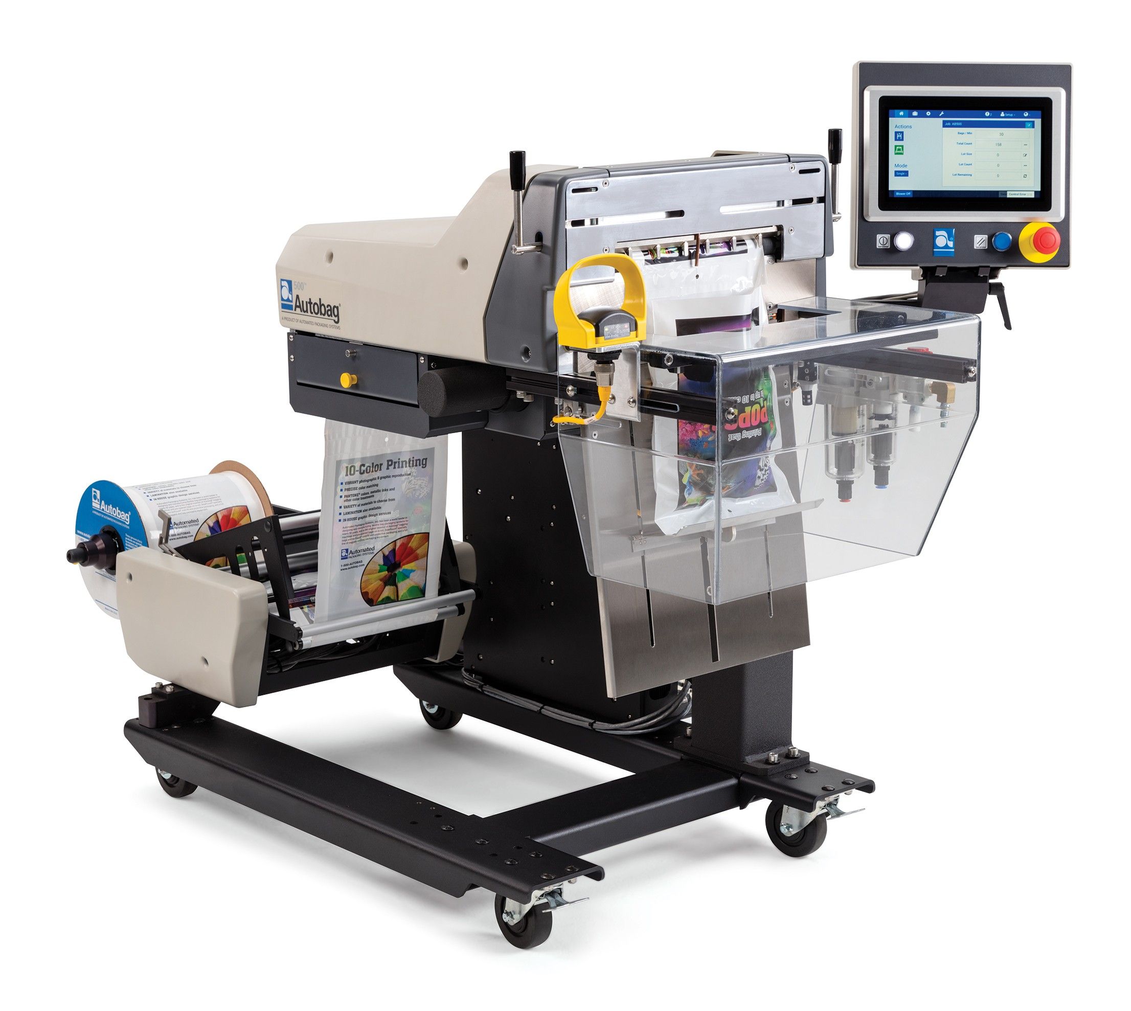 Automated packaging shop systems