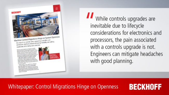 Beckhoff: controls system migration