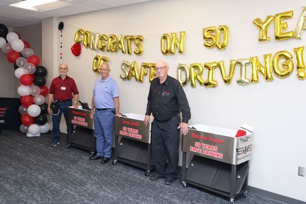 Southeastern Freight Lines Awards Two Drivers With 50 Years of Safe Driving
