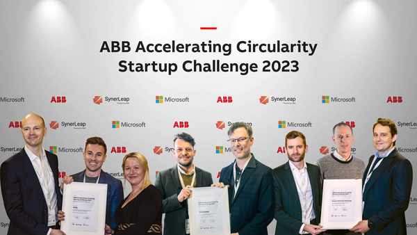 ABB contributes to accelerating the creation of circular innovations through its startup challenge