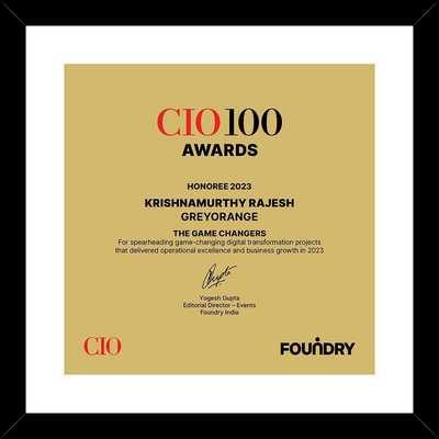 GreyOrange's Cybersecurity Commitment Recognized with 2023 CIO 100 Award