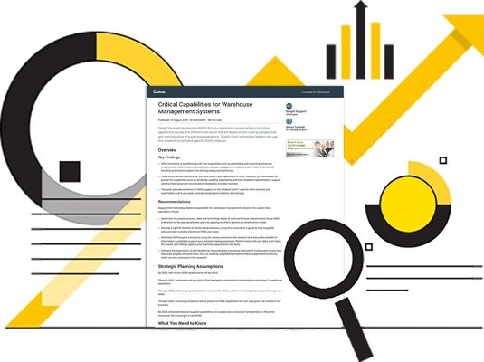 Softeon  in Second Place in Gartner WMS Level 5 and 4 Warehouse Operation Use Cases in New Report