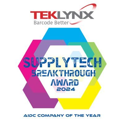 TEKLYNX Named AIDC Company of the Year In 2024 SupplyTech Breakthrough Awards Program