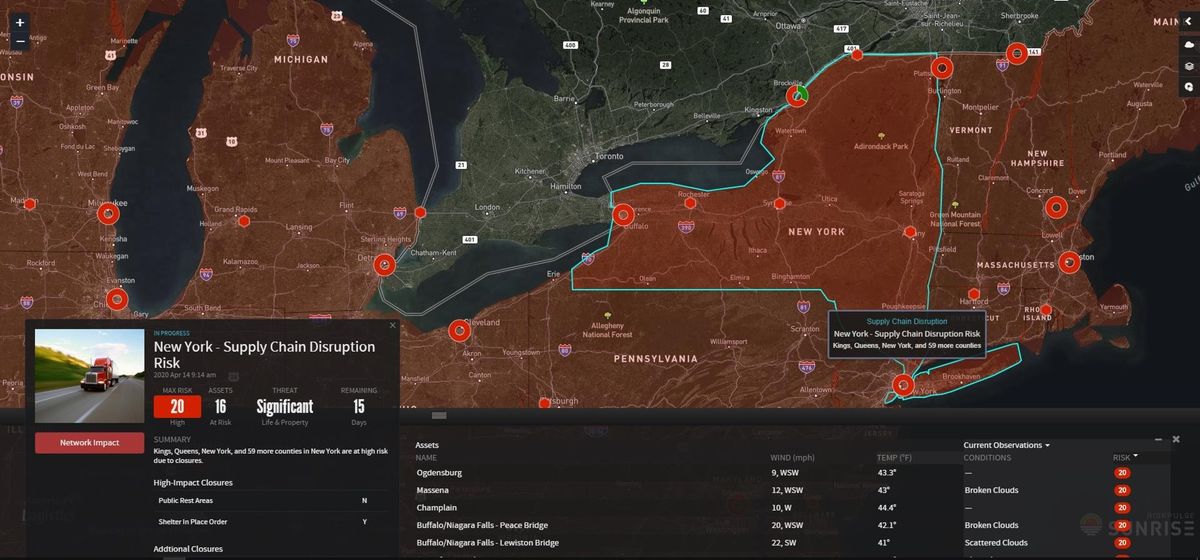 ALAN riskpulse map