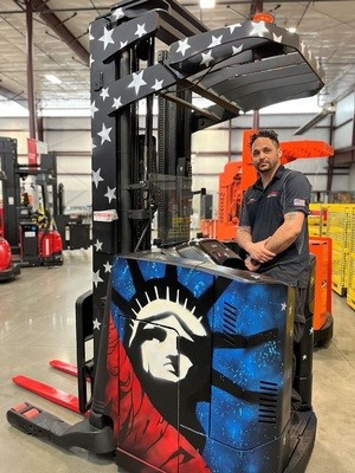 Carolina Handling hosting patriotic forklift auction for charity