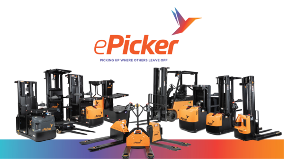 ePicker Announces Line of Material Handling Equipment for eCommerce, Retail, Manufacturing, etc.