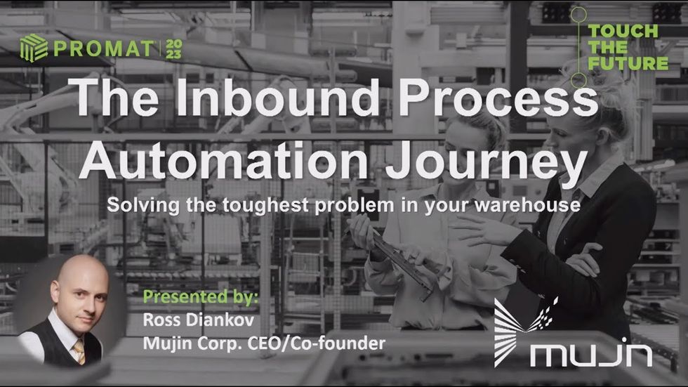 ProMat 2023 Robotics Theater - Mujin: The Inbound Process Automation Journey