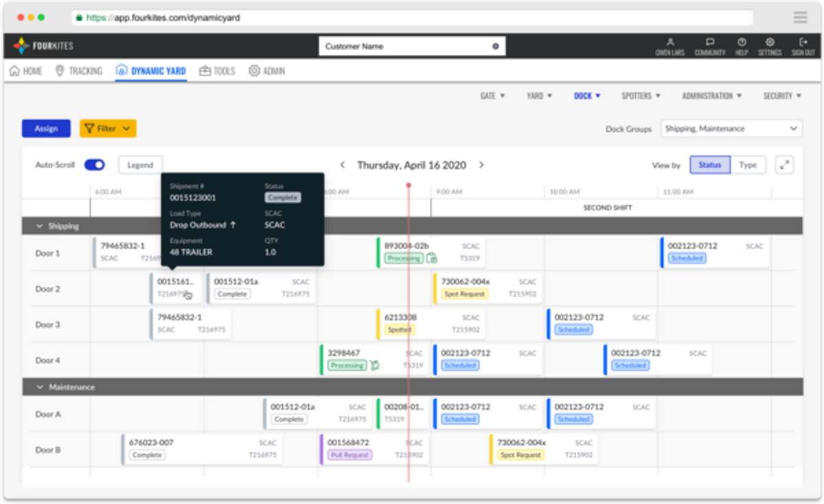 FourKites Releases Integrated Dynamic Yard Offering 