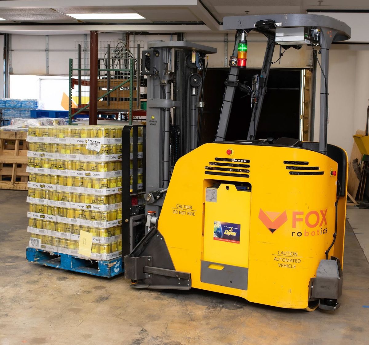 fox robotics self driving forklift