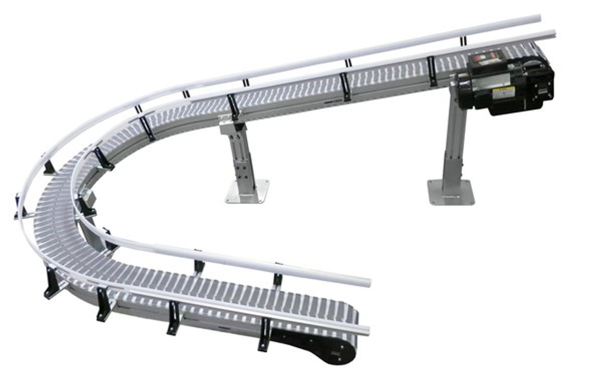 Gain Unlimited Configurations with the New FlexMove Helical Plain Bend Conveyors from Dorner