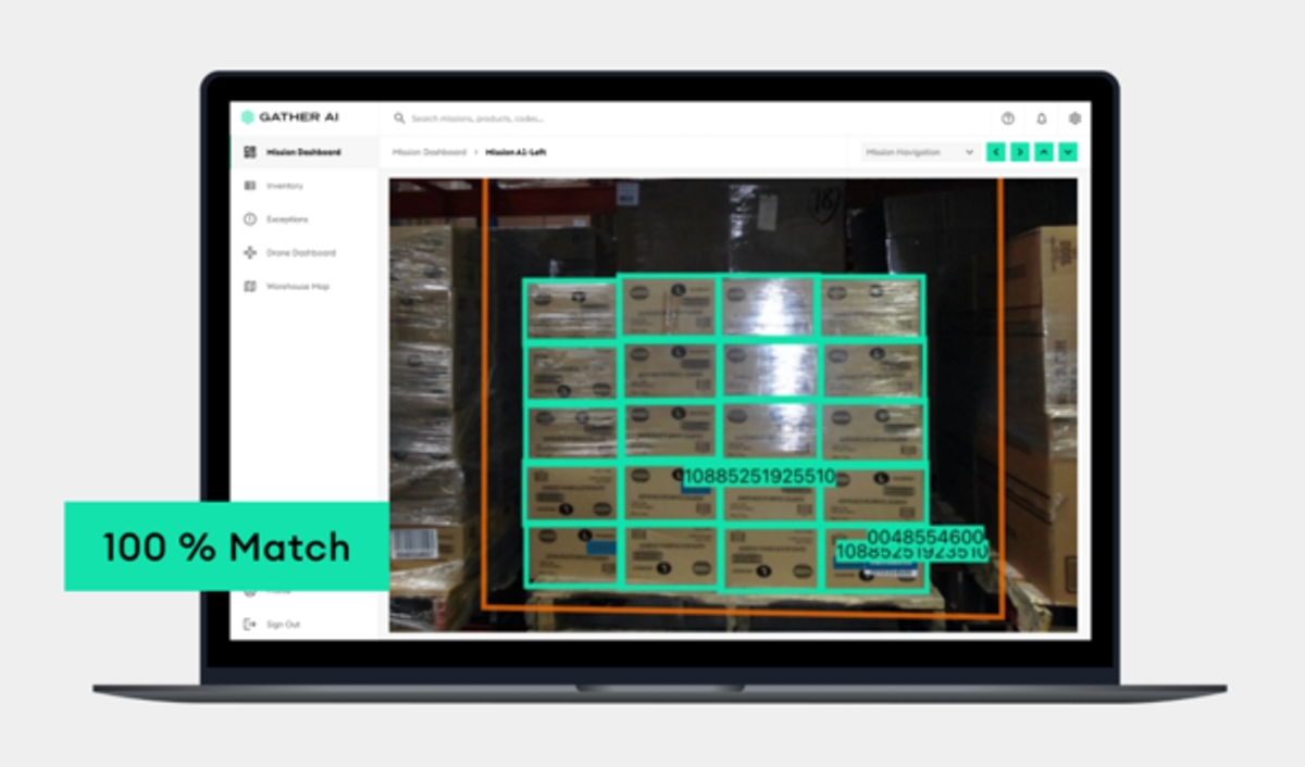 Gather AI Offers Warehouses the First Drone-Powered Inferred Case Count and Location Occupancy Capab