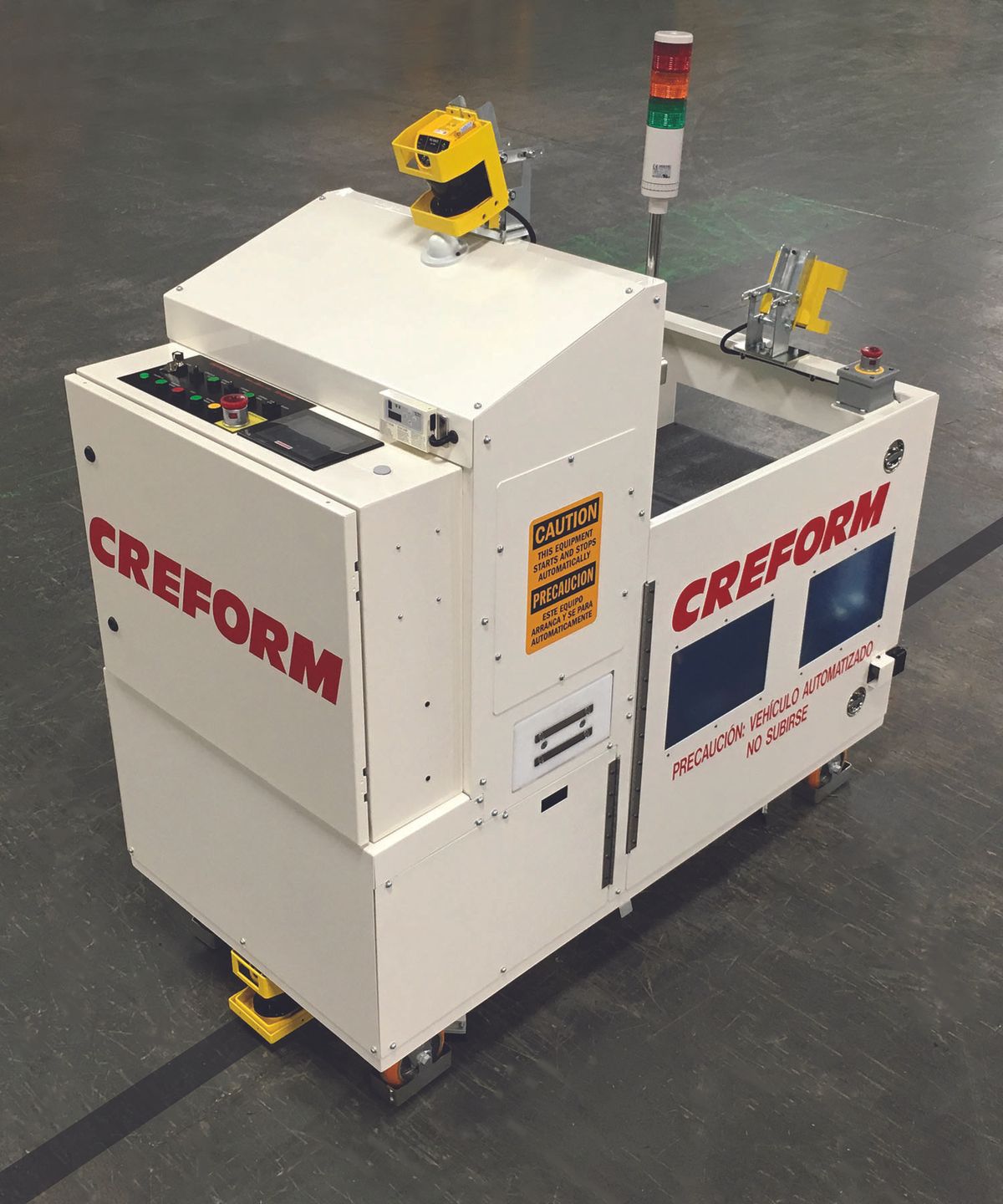 Get busy movin.' How one parts supplier helps support its process equipment with a Creform AGV...again