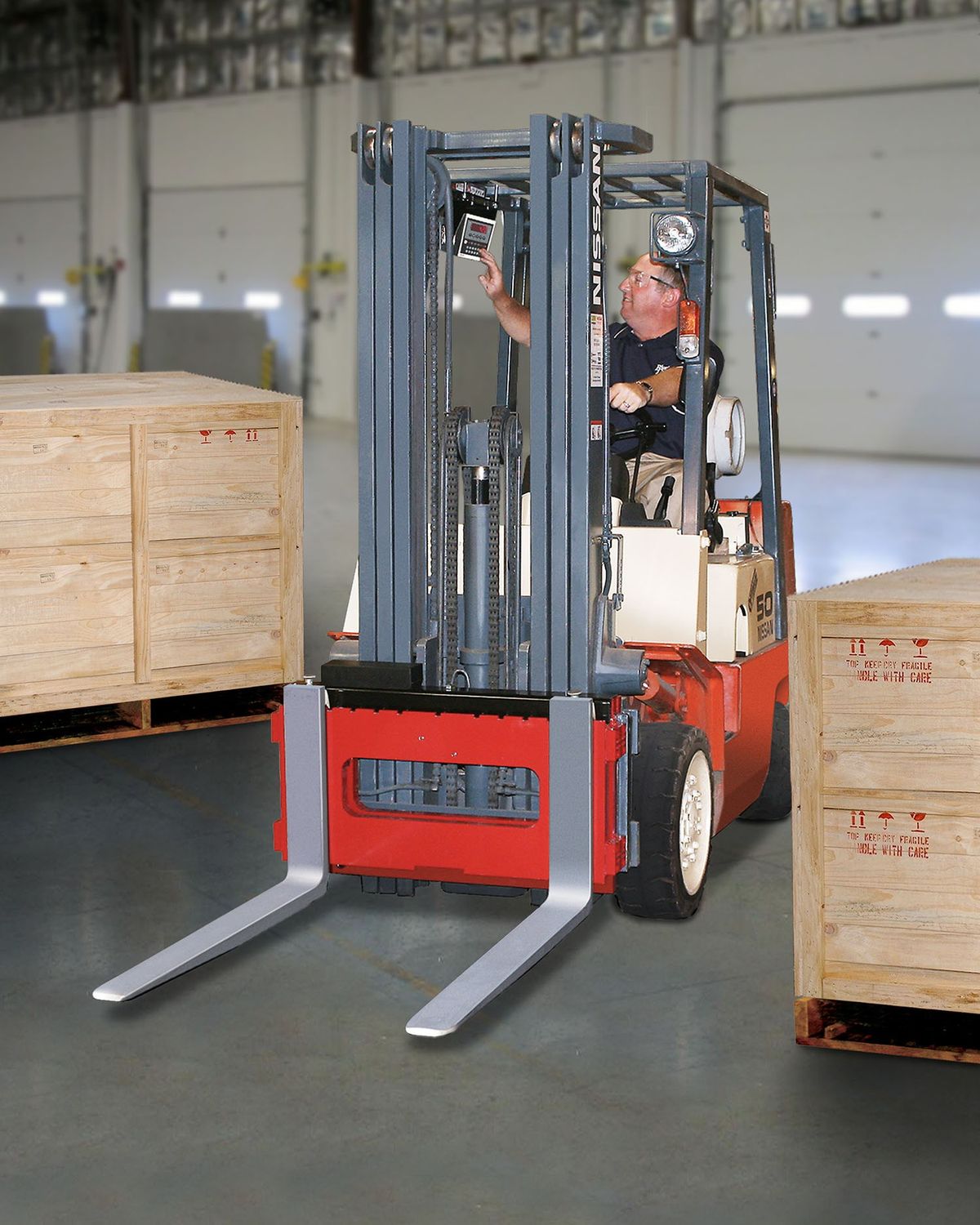 FORK LIFT SCALE HAS WI-FI WEIGHT INDICATOR