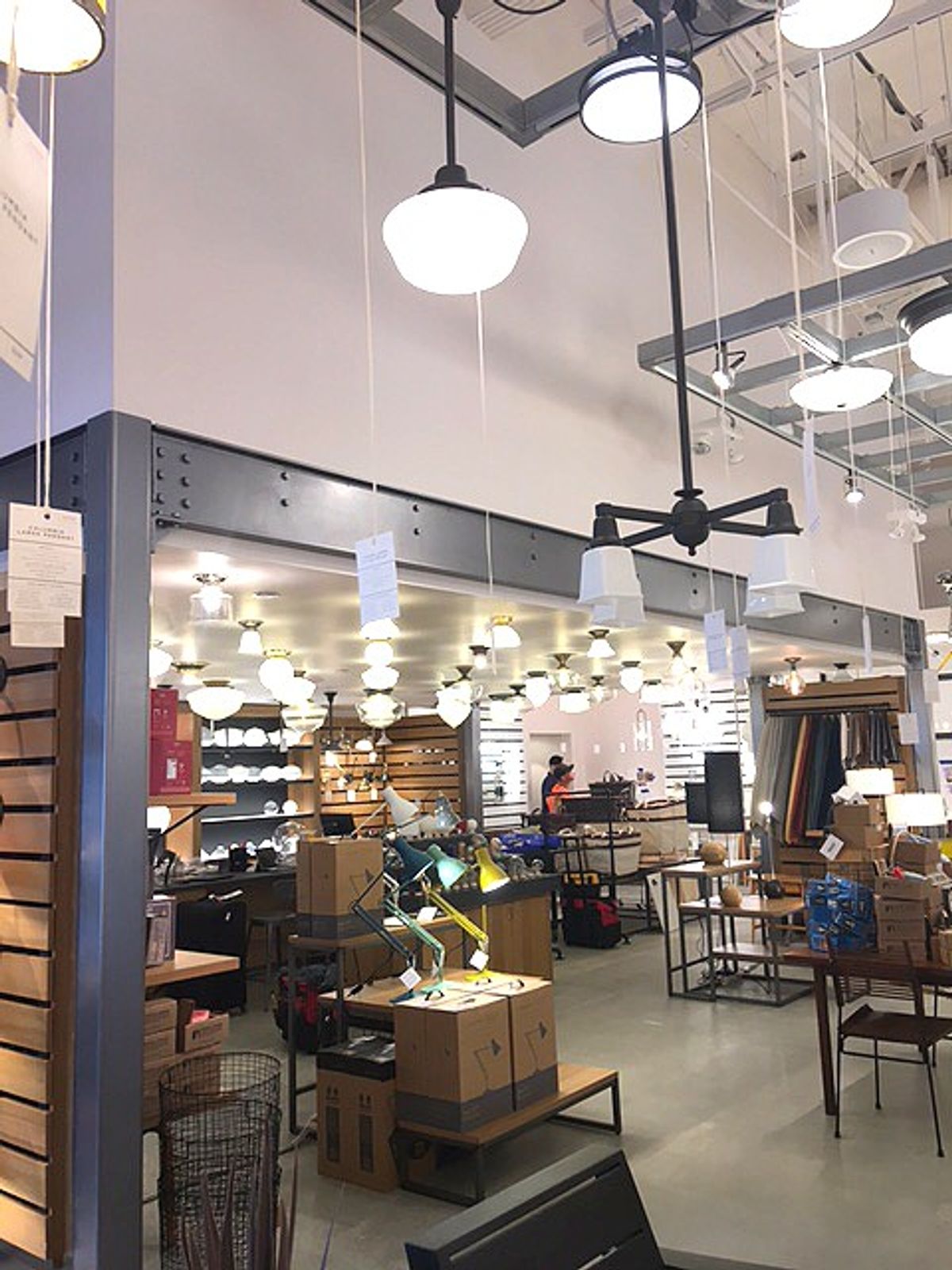 Home furnishing giant refurbishes retail location by adding 2nd floor mezzanine platform