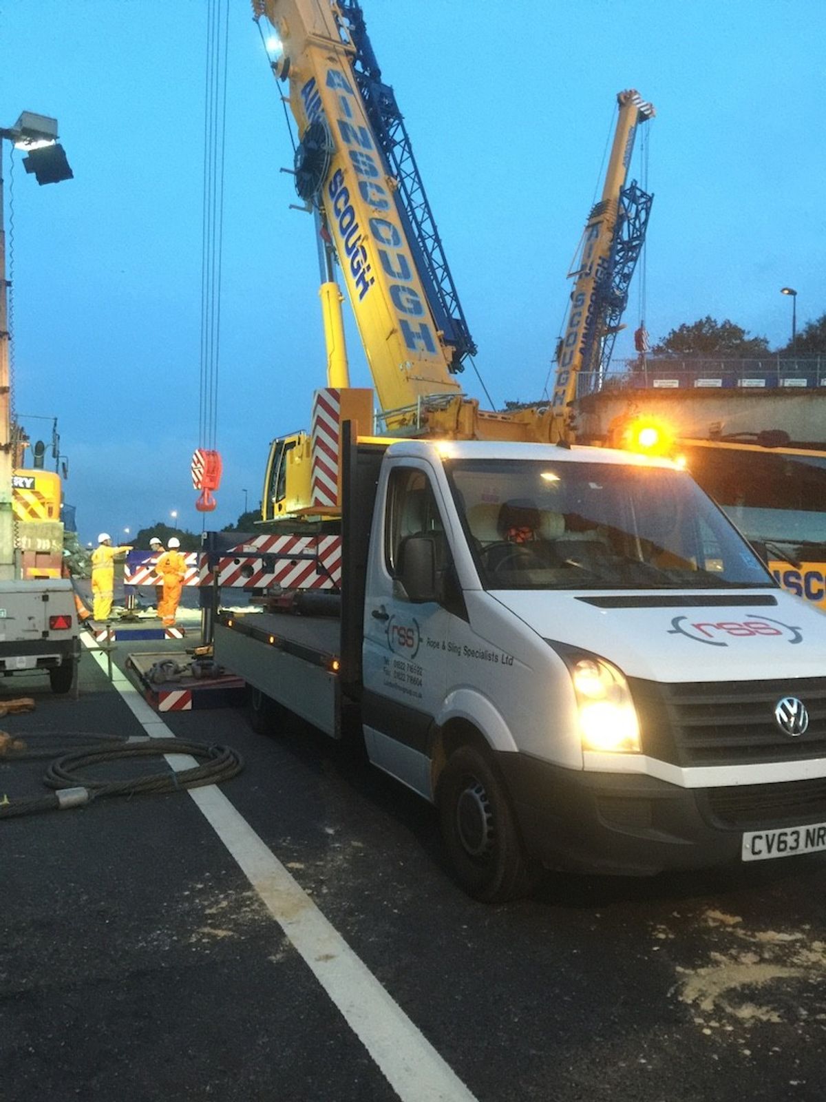 Rope and Sling Provides Rigging Gear to Ainscough for Fallen Bridge Lift