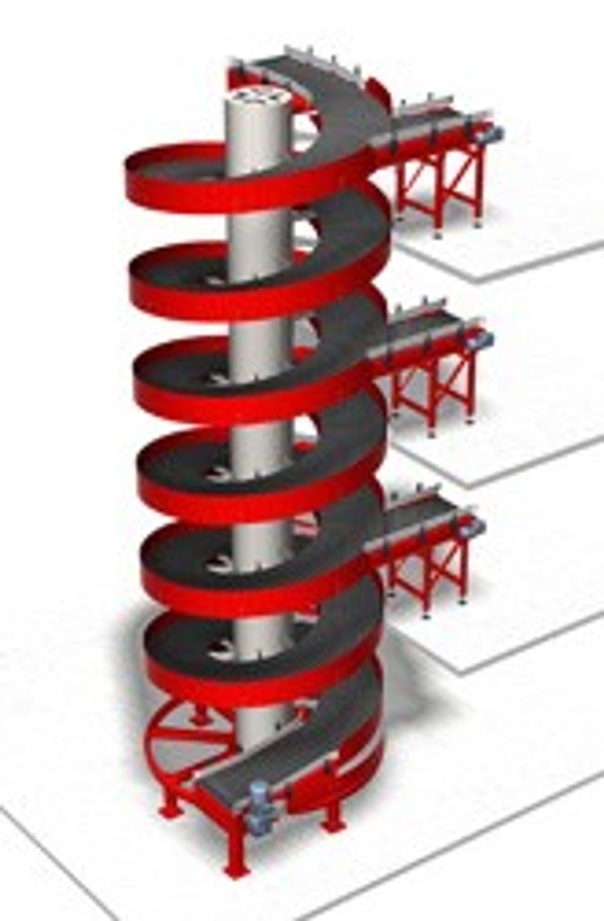 Ryson high-capacity spiral conveyors