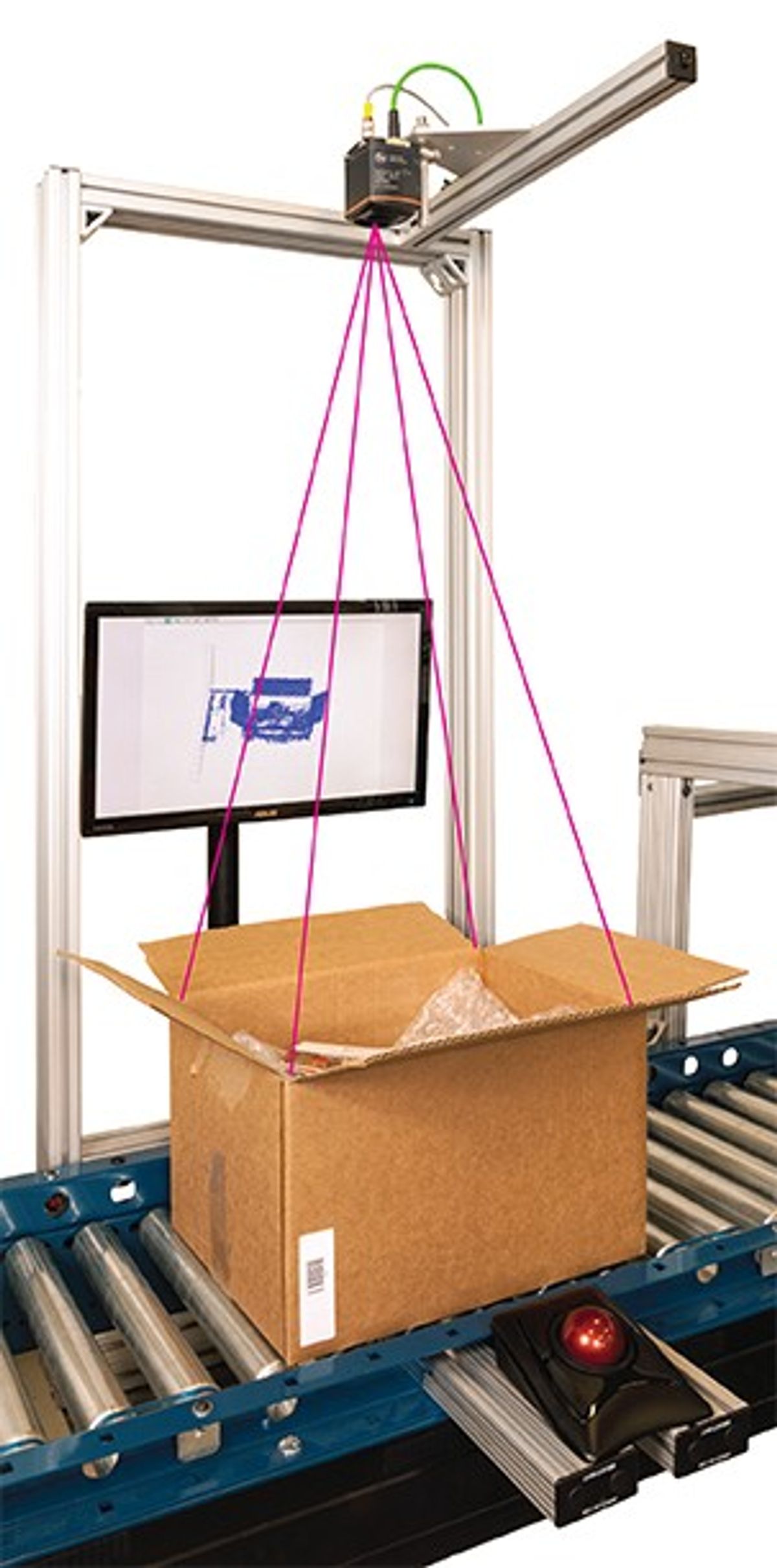 Vision Pack and Audit System, V-PAS™ adds 3-D Camera Technology to Determine the Carton Content, Minimize Shipping Costs, and Improve Customer Service