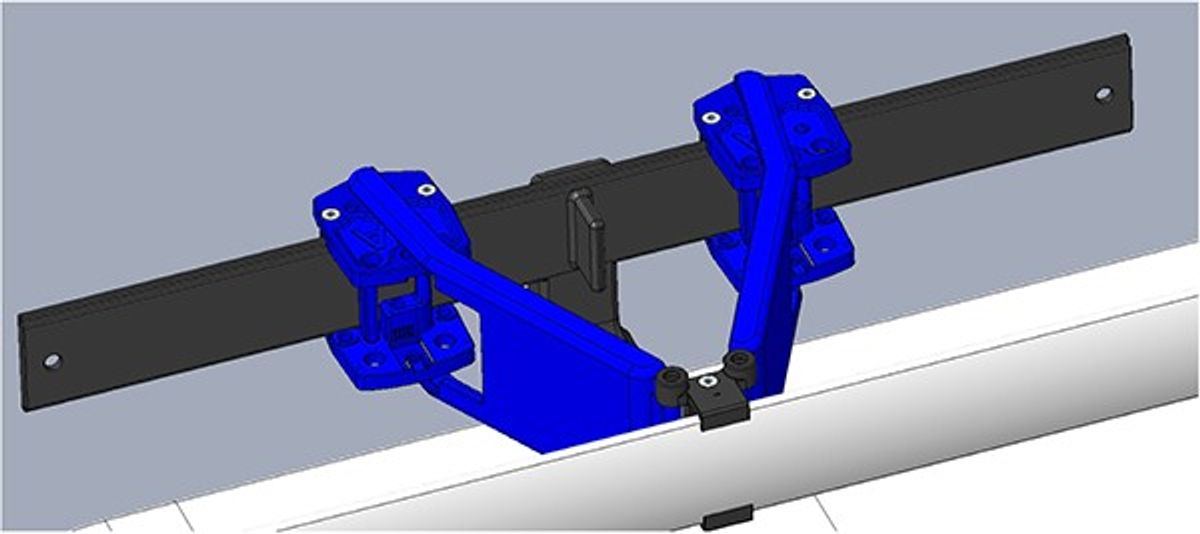 ProMatDX 2021: Conveyor guide rail system that adjusts to the curves