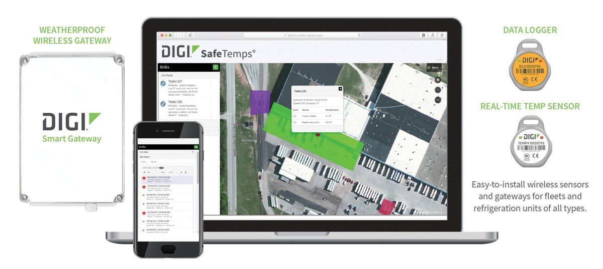 Digi Introduces Patented Data Logger As Part of SafeTemps Solution for Transporting Perishable Goods