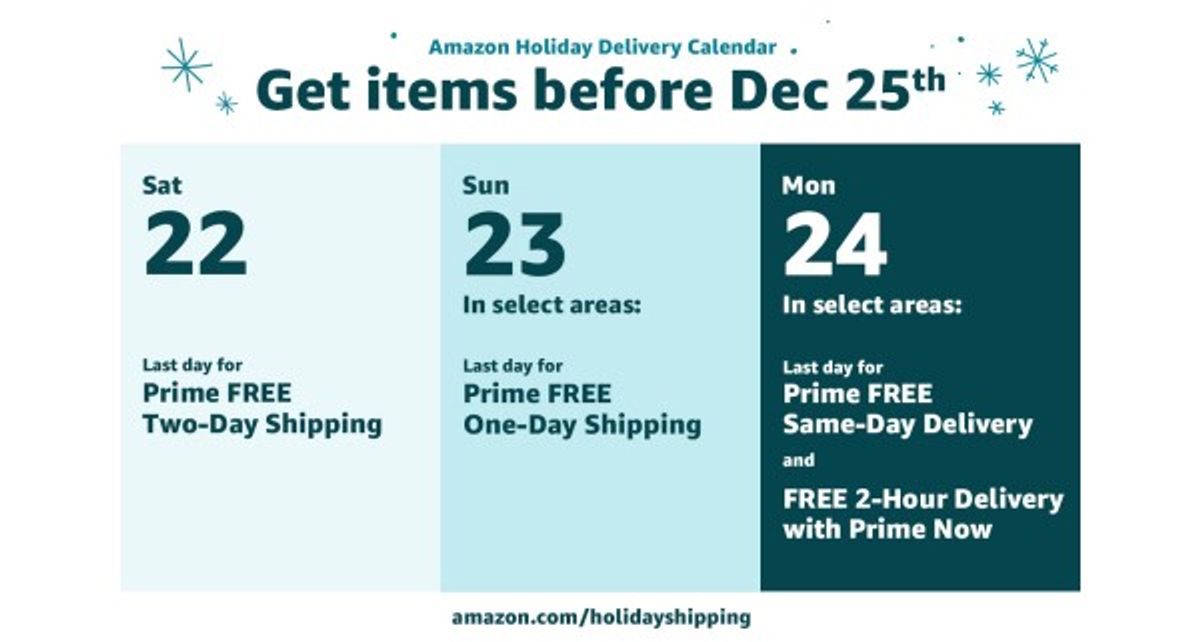 Amazon extends free holiday shipping promotion