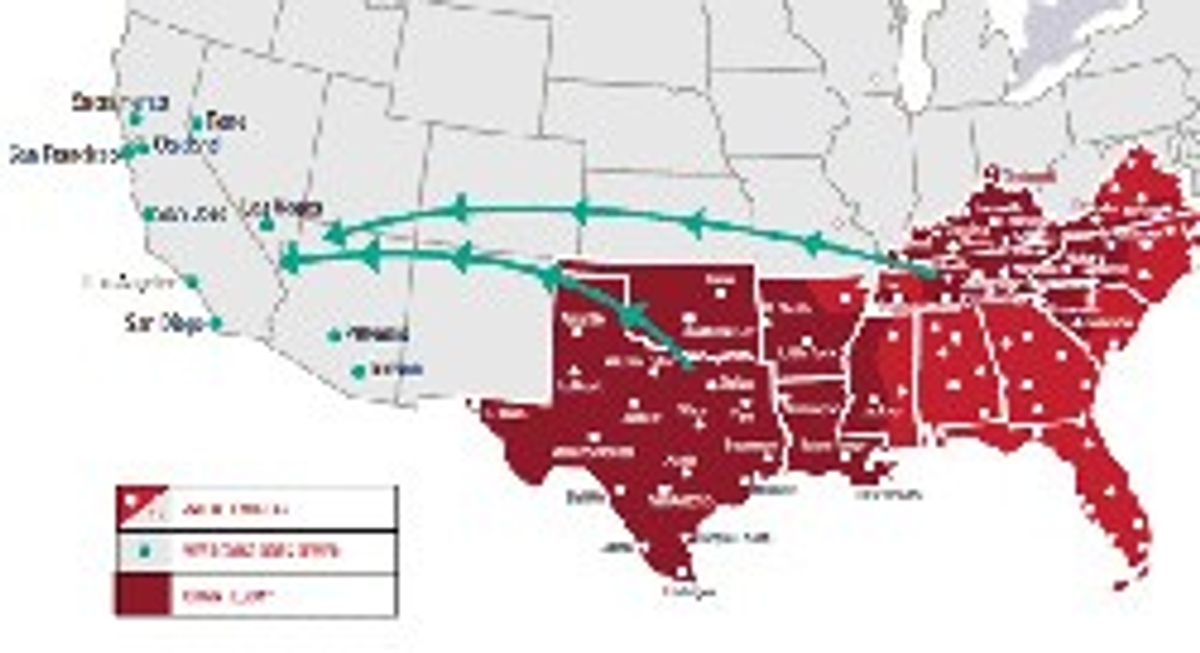 Averitt Express LTL Lanes