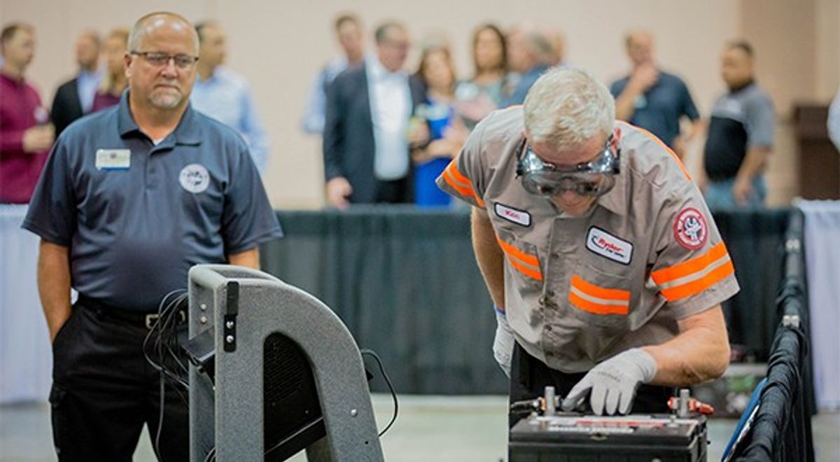 Mechanics strut their stuff at annual Ryder competition