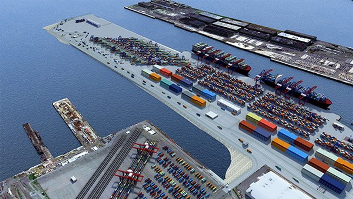 Port of New York and New Jersey says rail facility will cut truck congestion