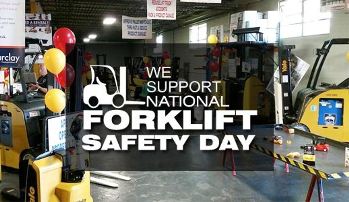 Yale Celebrates Safety Culture for 2018 National Forklift Safety Day