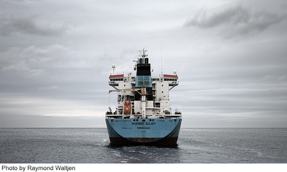 Photos capture beauty of containerships