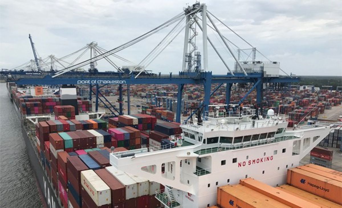 April container volumes jumped at ports of Los Angeles, South Carolina