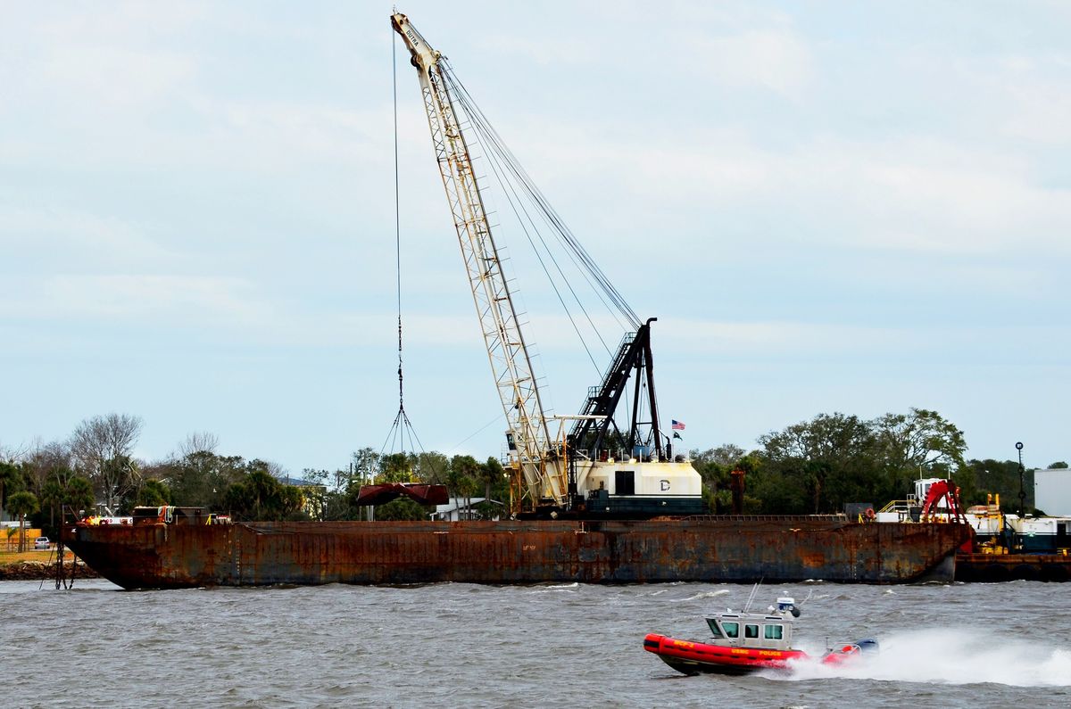 Jacksonville Harbor Deepening Construction Begins