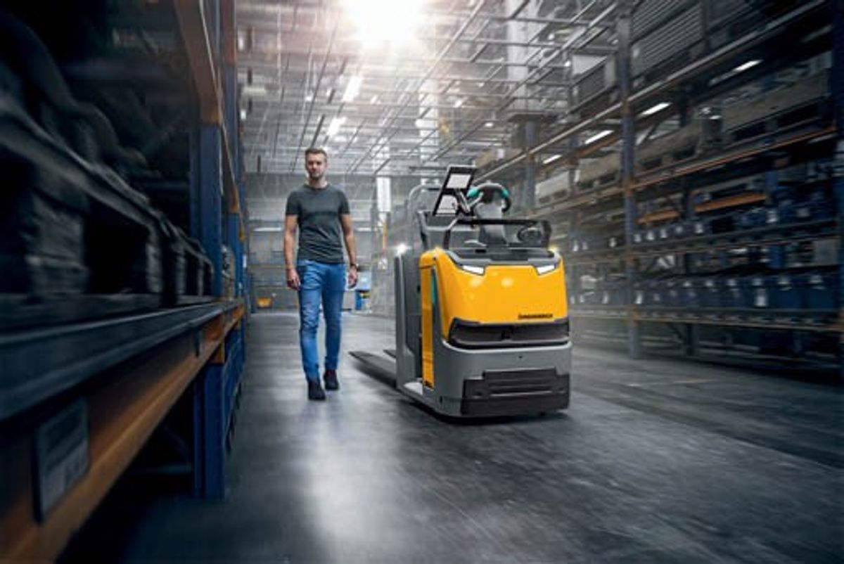 MITSUBISHI CATERPILLAR FORKLIFT AMERICA INC.? INTRODUCES NEW JUNGHEINRICH® EASYPILOT FOLLOW