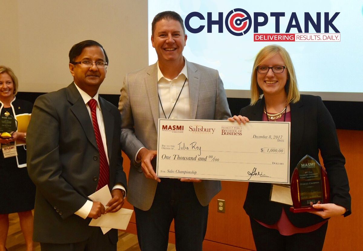 Choptank Transport renews commitment to Salisbury University's Sales Program