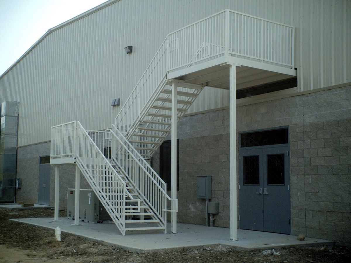 Panel Built Prefab Metal Stairs Create Custom Stair Solutions for A Variety of Environments