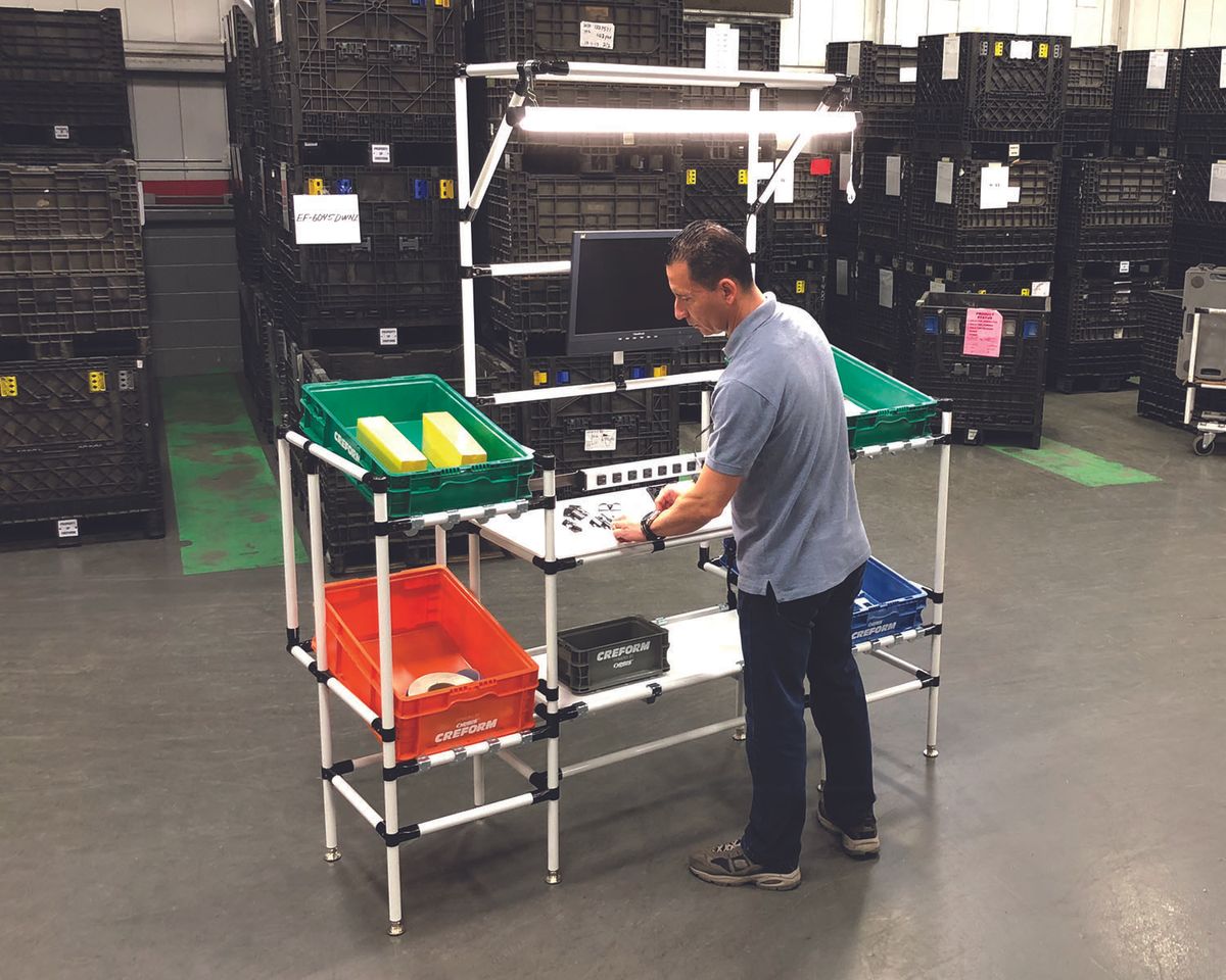 Creform workstation helps automotive trim operation assembly