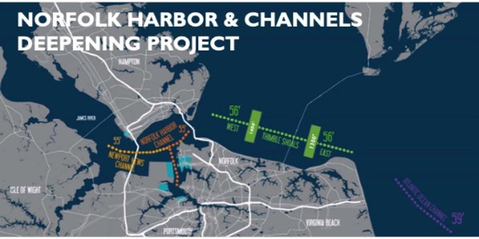 Port of Virginia launches dredging project to attract ultra-large container vessels