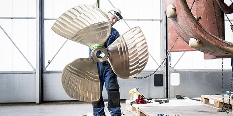 Dutch firm unveils world's first 3-D-printed propeller