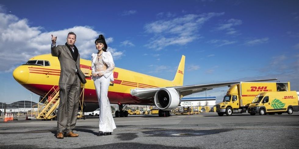 Air freight meets high fashion