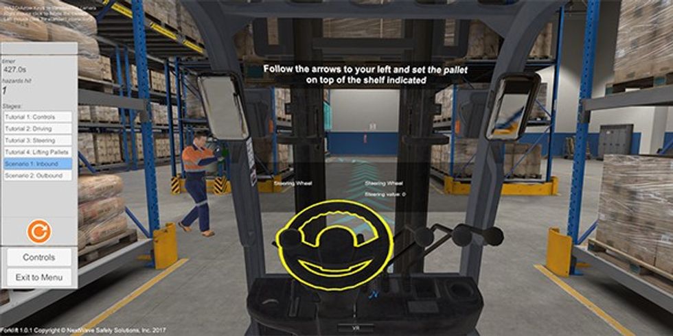 Virtual reality reaches the warehouse