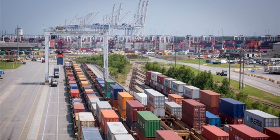 Georgia Ports Authority posts record container volume for April, names new chairman.