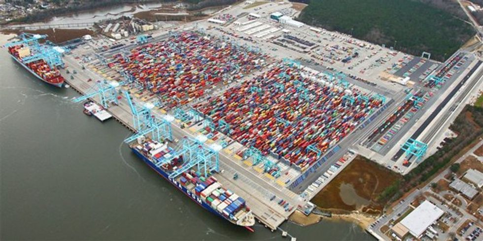 Port of Virginia completes container stack-yard work