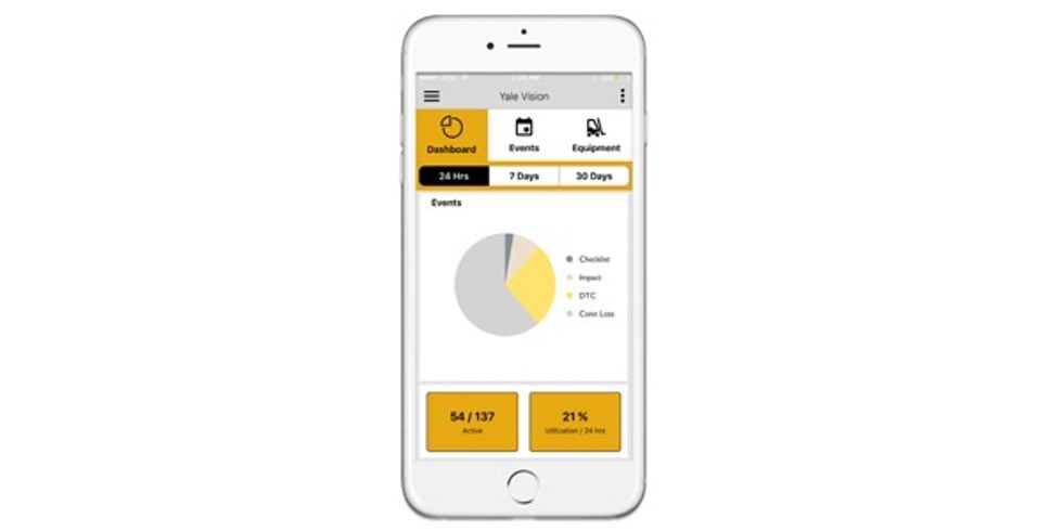 Yale Materials Handling launches Yale Vision mobile app