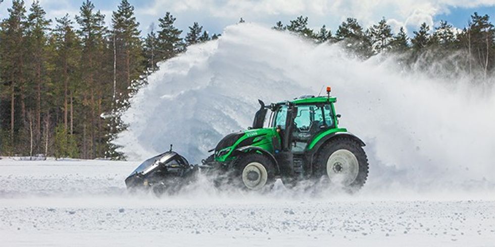 Robotic tractor sets world record for autonomous snow removal