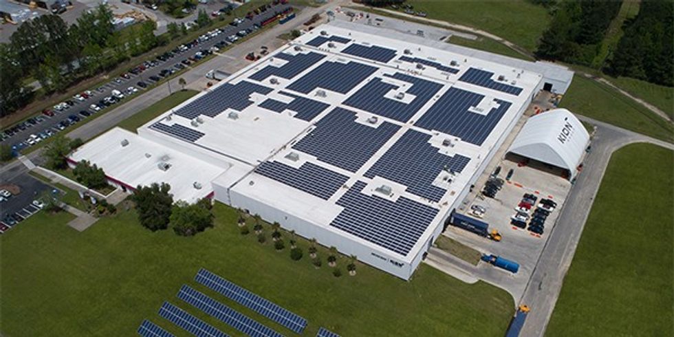 Kion North America completes solar array at South Carolina HQ