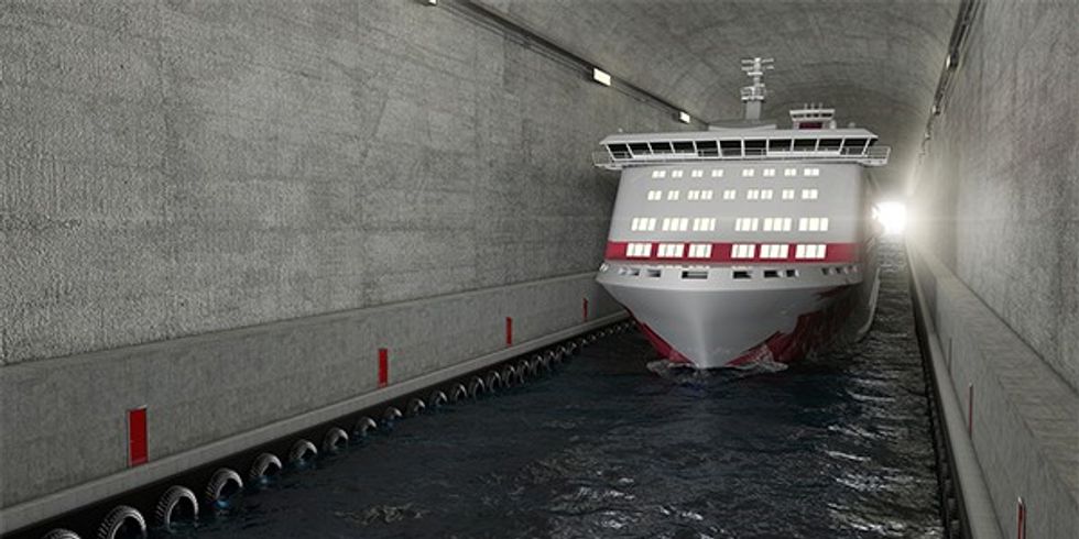 Norway plans ship tunnel