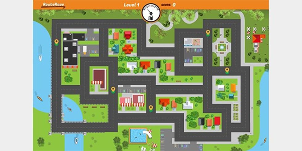 Video game lets players test their routing chops