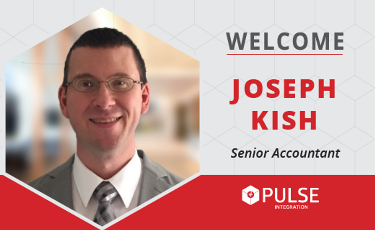 PULSE Integration, a WEPCO Company, Welcomes Joseph Kish: Senior Accountant