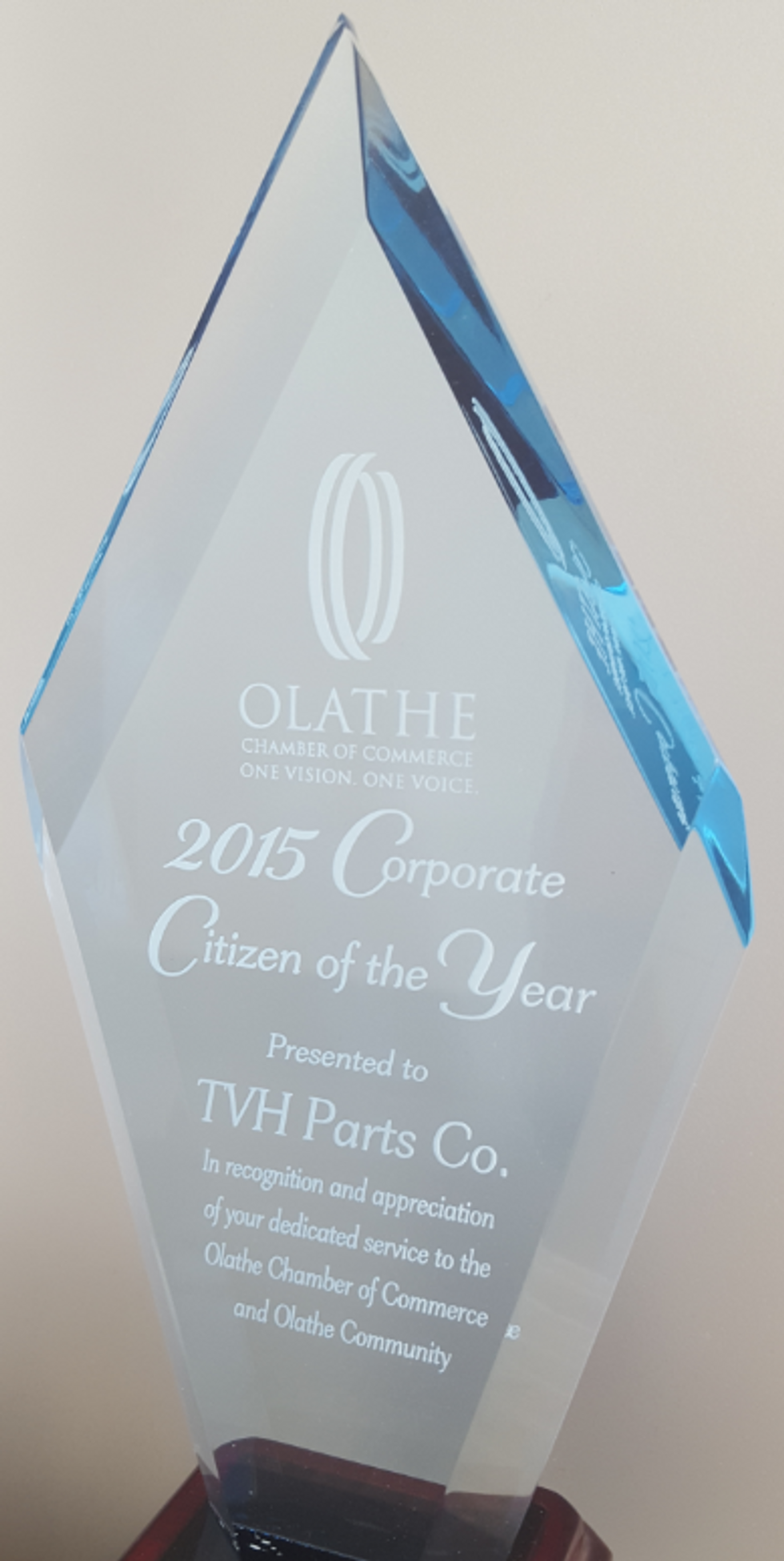 TVH Honored as Corporate Citizen of the Year