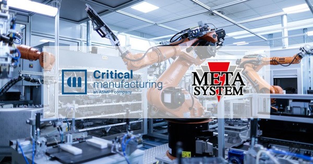 Meta System Selects Critical Manufacturing MES for  New SMT plant